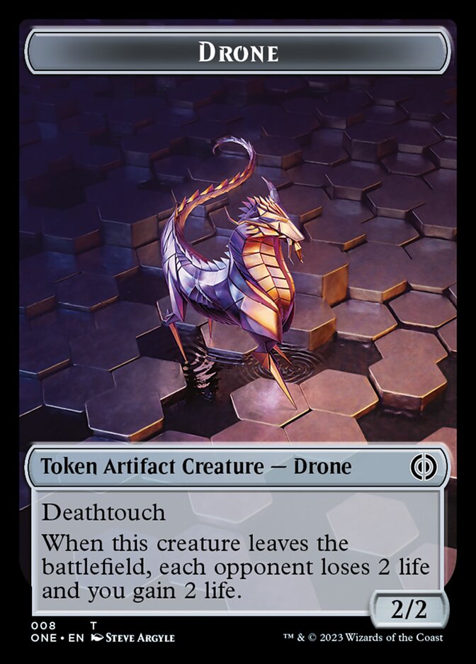 Drone Token [Phyrexia: All Will Be One Tokens] | Gear Gaming Fayetteville