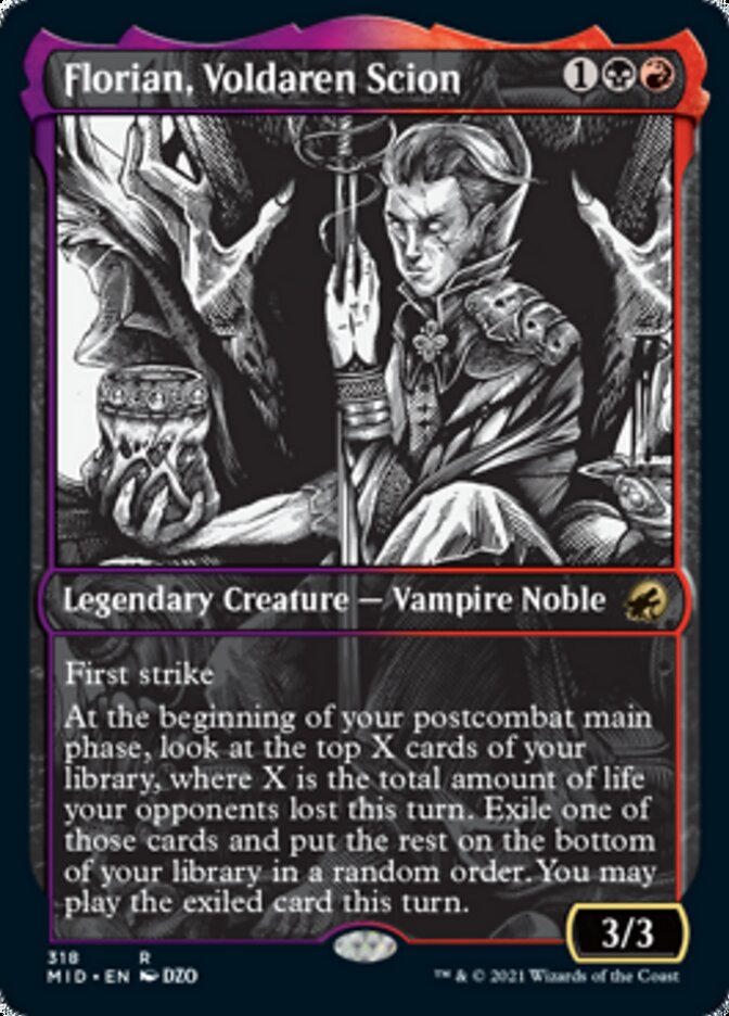 Florian, Voldaren Scion (Showcase Eternal Night) [Innistrad: Midnight Hunt] | Gear Gaming Fayetteville