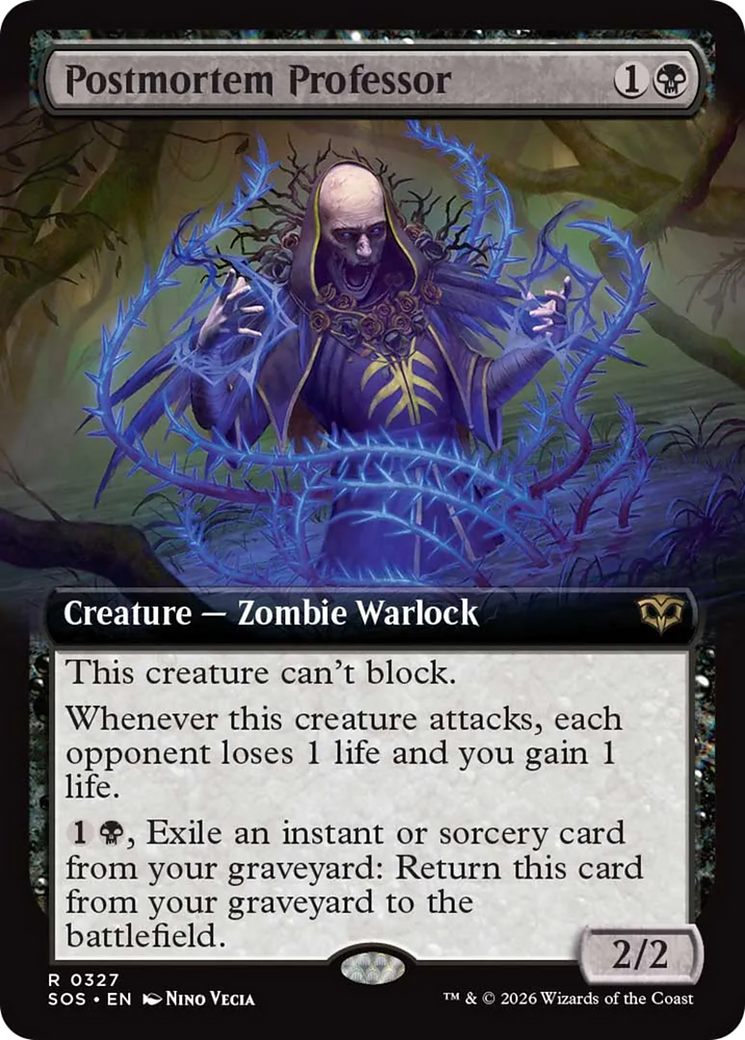 Postmortem Professor (Extended Art) [Secrets of Strixhaven] | Gear Gaming Fayetteville