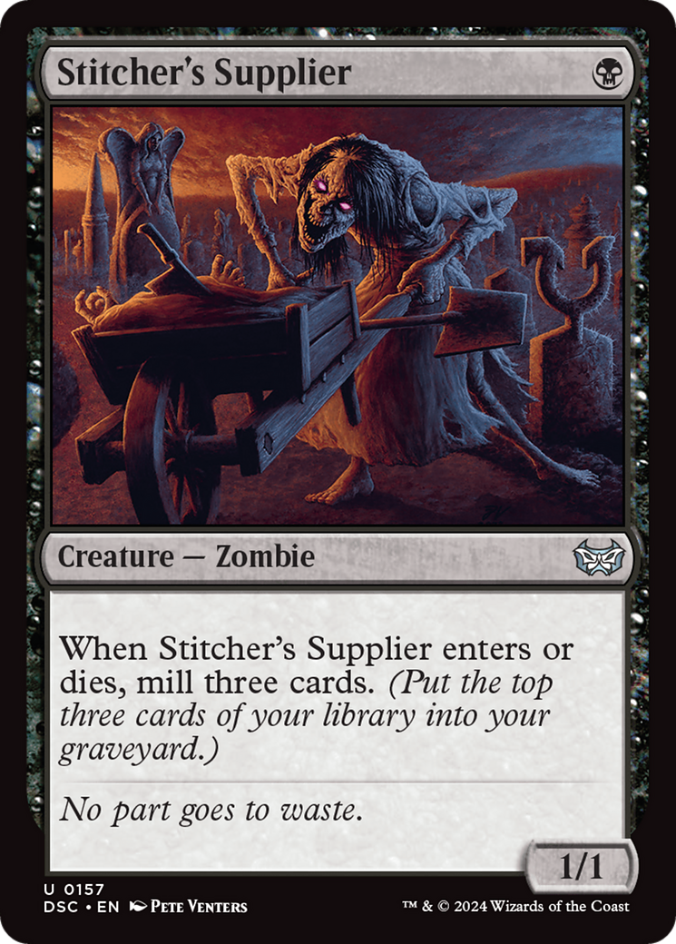 Stitcher's Supplier [Duskmourn: House of Horror Commander] | Gear Gaming Fayetteville