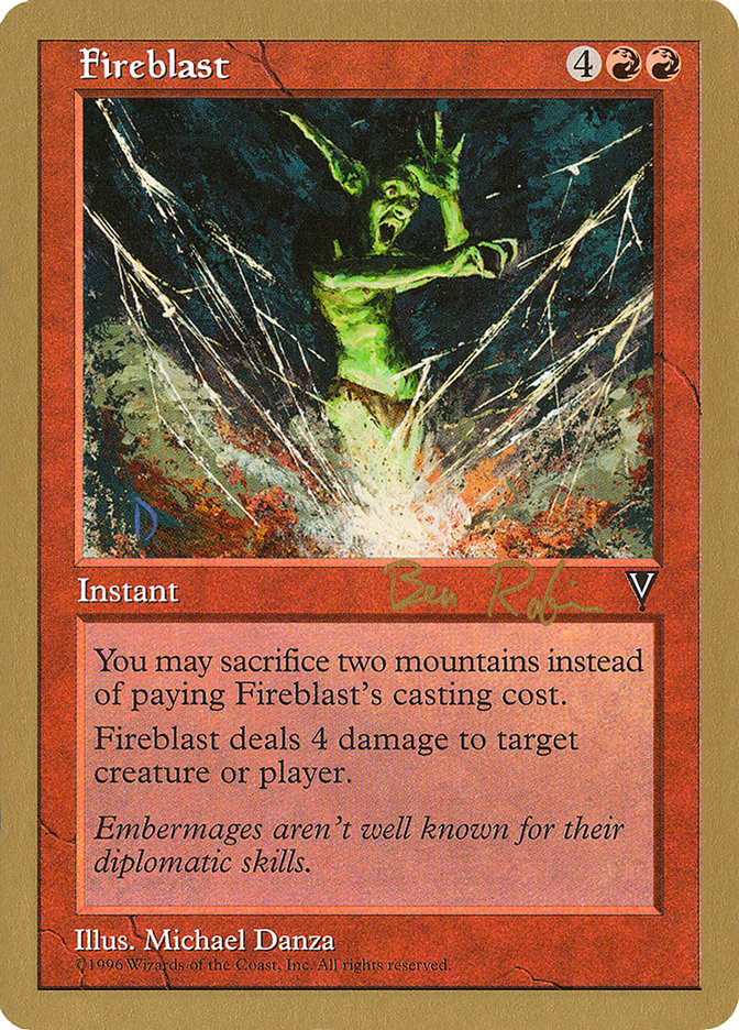 Fireblast (Ben Rubin) [World Championship Decks 1998] | Gear Gaming Fayetteville