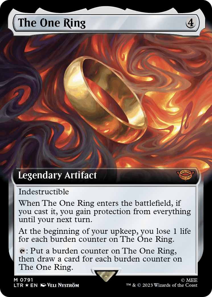 The One Ring (Extended Art) (Surge Foil) [The Lord of the Rings: Tales of Middle-Earth] | Gear Gaming Fayetteville