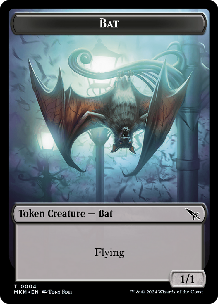 Thopter (0020) // Bat Double-Sided Token [Murders at Karlov Manor Tokens] | Gear Gaming Fayetteville