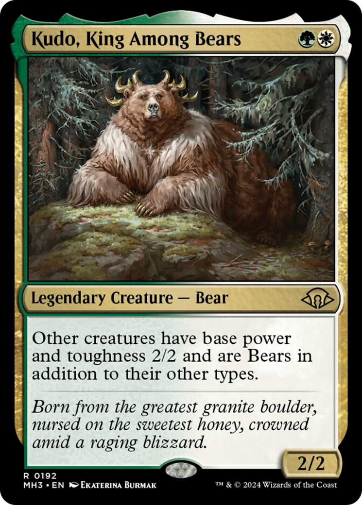 Kudo, King Among Bears [Modern Horizons 3] | Gear Gaming Fayetteville