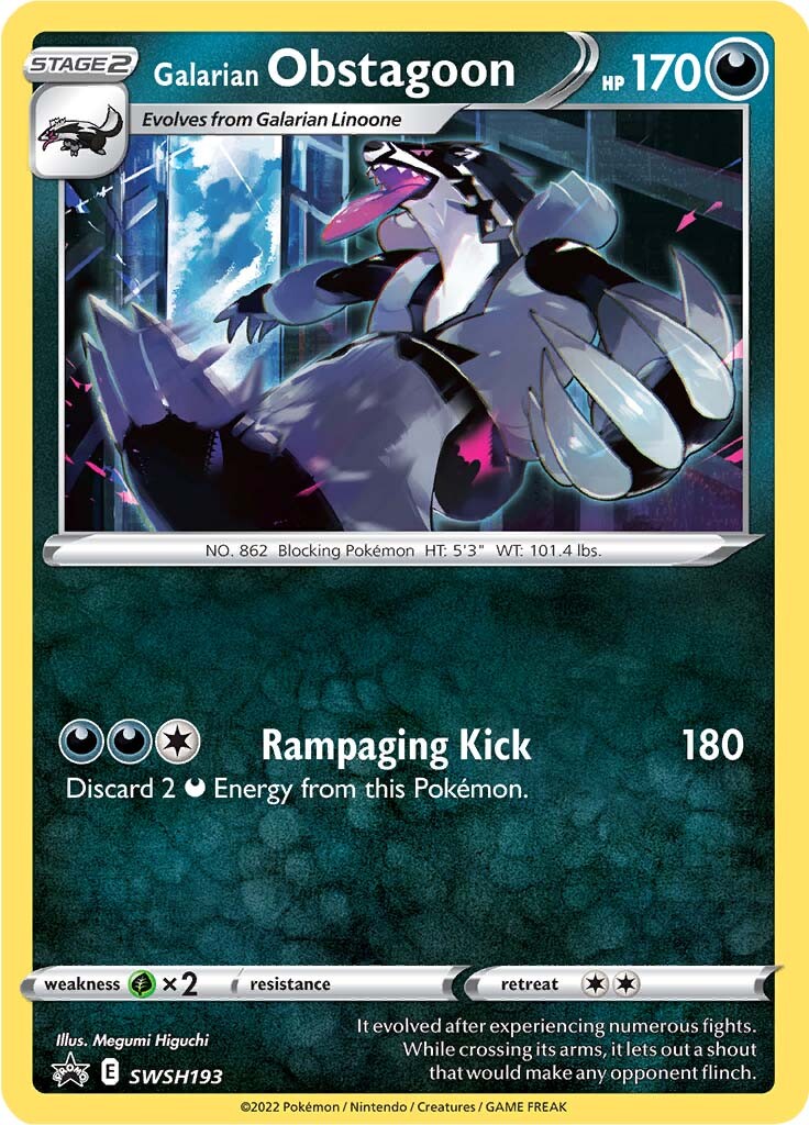 Galarian Obstagoon (SWSH193) [Sword & Shield: Black Star Promos] | Gear Gaming Fayetteville