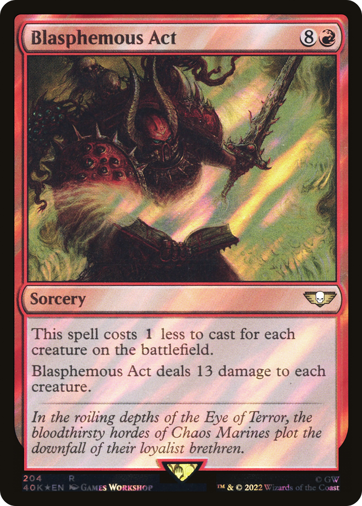 Blasphemous Edict [Edge of Eternities Promo Pack] | Gear Gaming Fayetteville