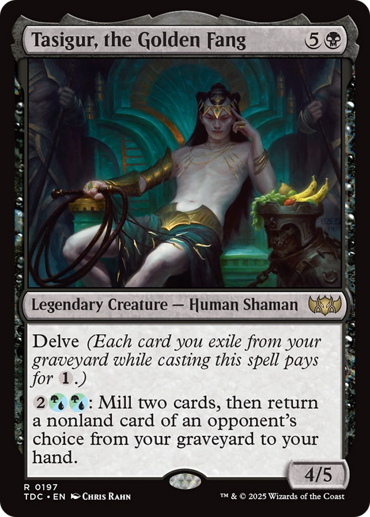 Tasigur, the Golden Fang [Tarkir: Dragonstorm Commander] | Gear Gaming Fayetteville