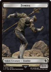 Moogle // Zombie Double-Sided Token [FINAL FANTASY Commander Tokens] | Gear Gaming Fayetteville