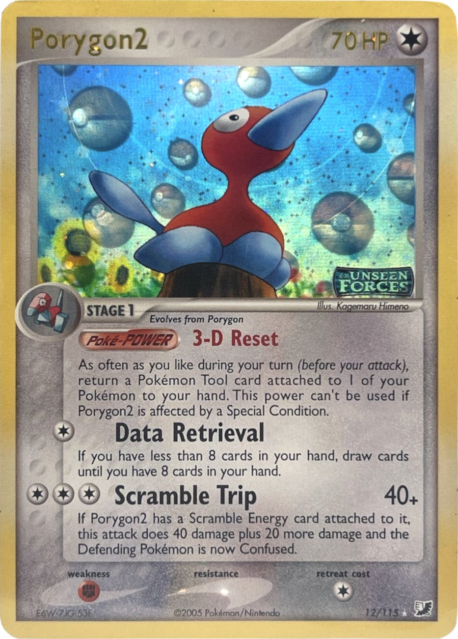 Porygon2 (12/115) (Stamped) [EX: Unseen Forces] | Gear Gaming Fayetteville