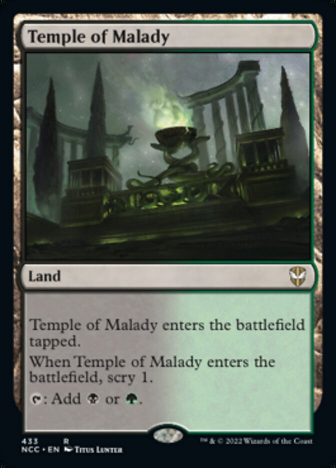 Temple of Malady [Streets of New Capenna Commander] | Gear Gaming Fayetteville