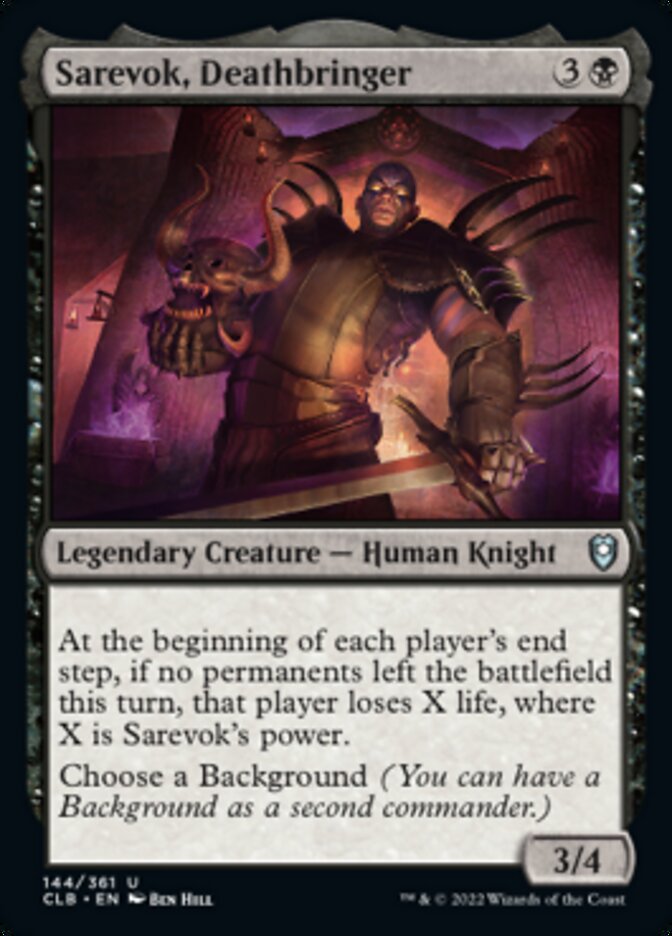 Sarevok, Deathbringer [Commander Legends: Battle for Baldur's Gate] | Gear Gaming Fayetteville