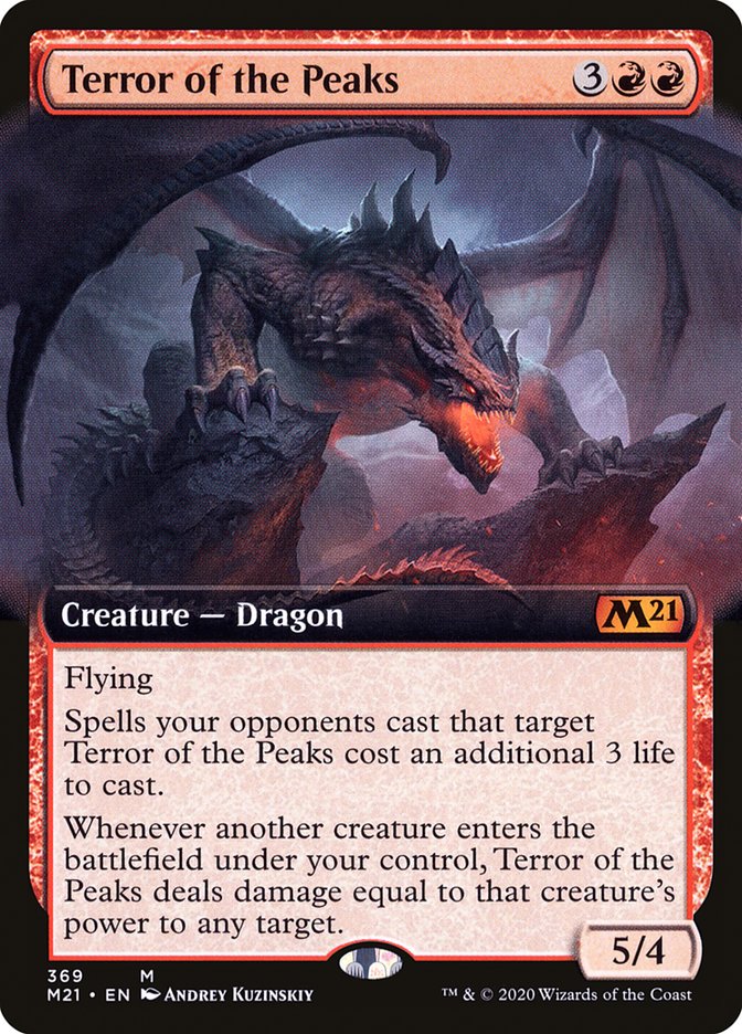 Terror of the Peaks (Extended Art) [Core Set 2021] | Gear Gaming Fayetteville