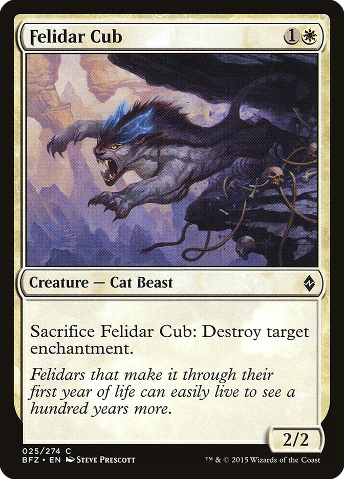 Felidar Cub [Battle for Zendikar] | Gear Gaming Fayetteville