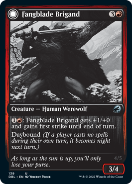 Fangblade Brigand // Fangblade Eviscerator [Innistrad: Double Feature] | Gear Gaming Fayetteville
