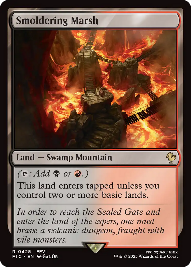 Smoldering Marsh [FINAL FANTASY Commander] | Gear Gaming Fayetteville