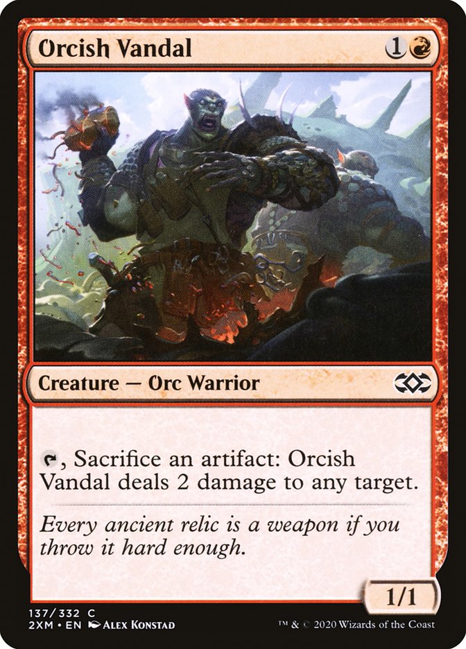 Orcish Vandal [Double Masters] | Gear Gaming Fayetteville