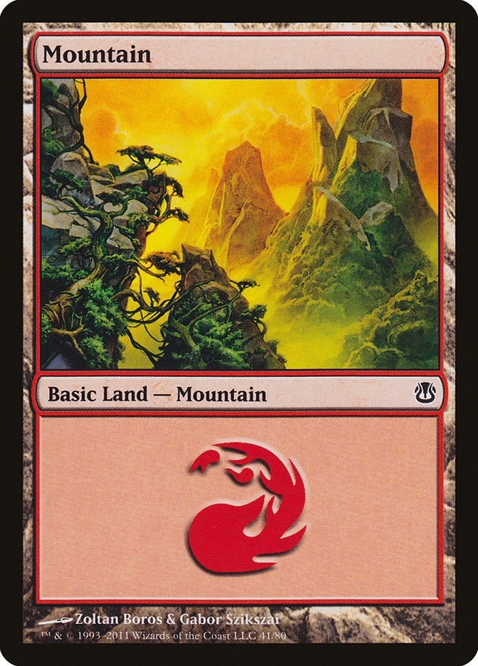 Mountain (41) [Duel Decks: Ajani vs. Nicol Bolas] | Gear Gaming Fayetteville