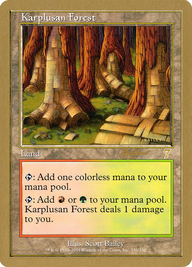 Karplusan Forest (Sim Han How) [World Championship Decks 2002] | Gear Gaming Fayetteville
