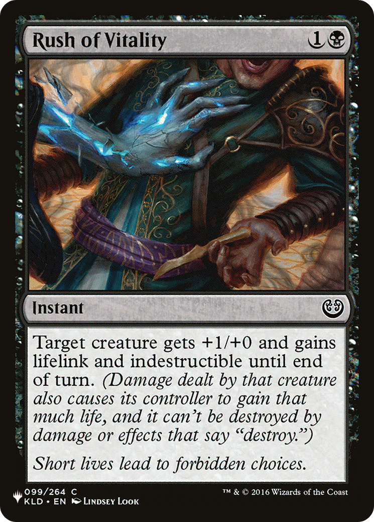 Rush of Vitality [The List] | Gear Gaming Fayetteville
