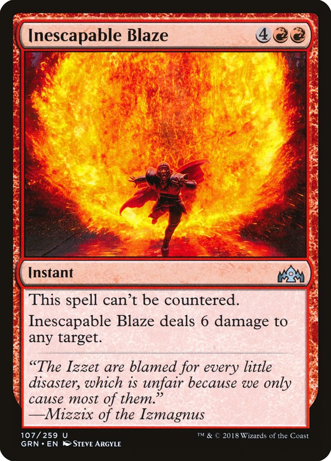 Inescapable Blaze [Guilds of Ravnica] | Gear Gaming Fayetteville