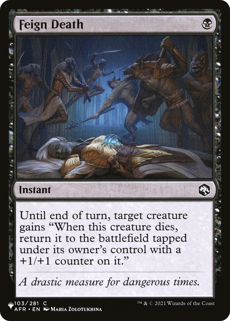 Feign Death [The List] | Gear Gaming Fayetteville