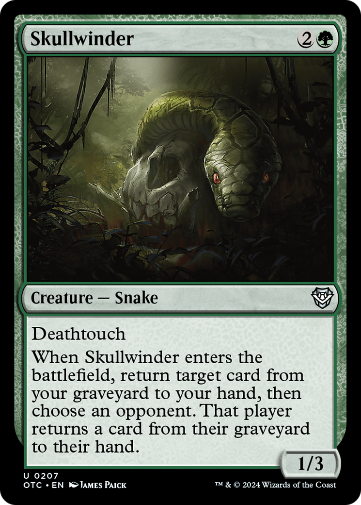 Skullwinder [Outlaws of Thunder Junction Commander] | Gear Gaming Fayetteville