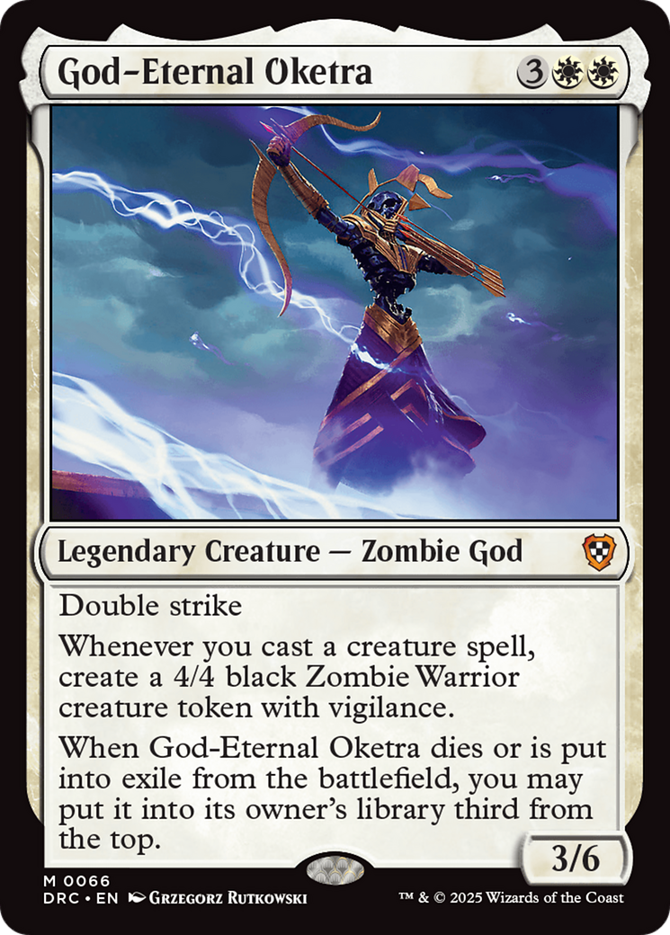 God-Eternal Oketra [Aetherdrift Commander] | Gear Gaming Fayetteville