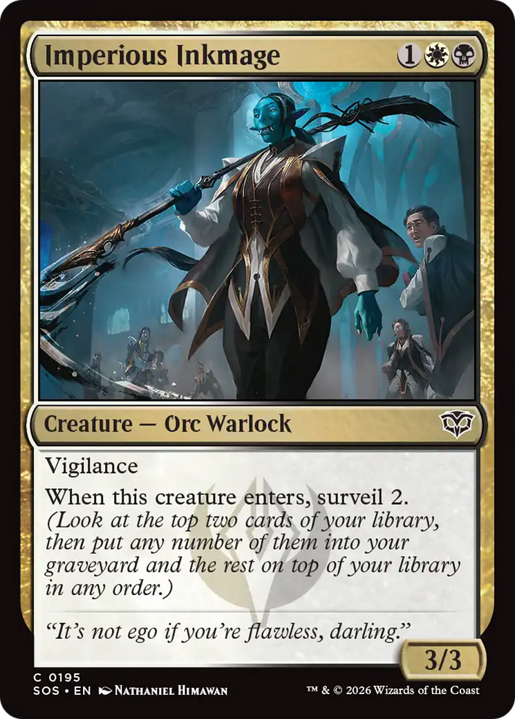 Imperious Inkmage [Secrets of Strixhaven] | Gear Gaming Fayetteville