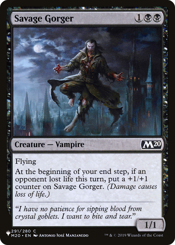 Savage Gorger [The List Reprints] | Gear Gaming Fayetteville