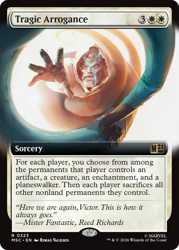 Tragic Arrogance (Extended Art) [Marvel Super Heroes Commander] | Gear Gaming Fayetteville