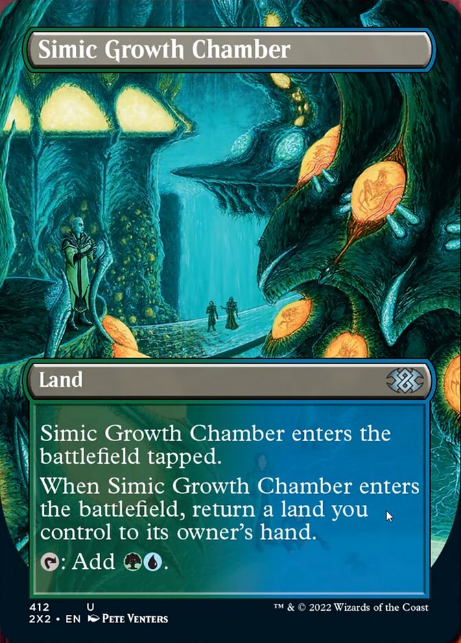 Simic Growth Chamber (Borderless Alternate Art) [Double Masters 2022] | Gear Gaming Fayetteville