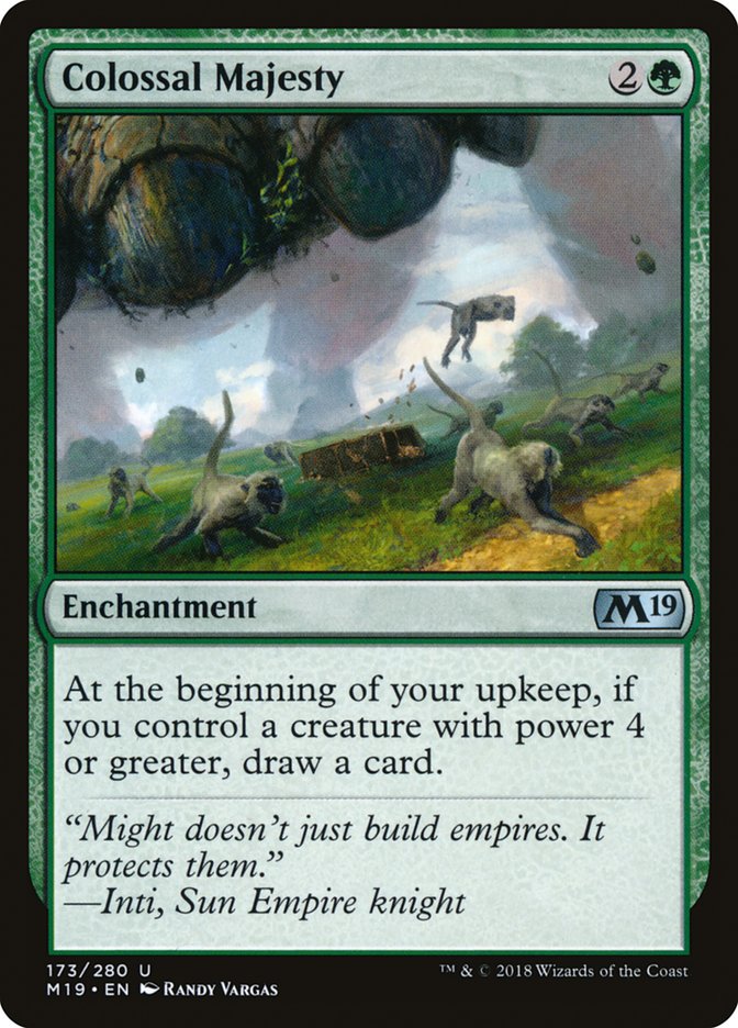 Colossal Majesty [Core Set 2019] | Gear Gaming Fayetteville