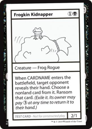Frogkin Kidnapper (2021 Edition) [Mystery Booster Playtest Cards] | Gear Gaming Fayetteville
