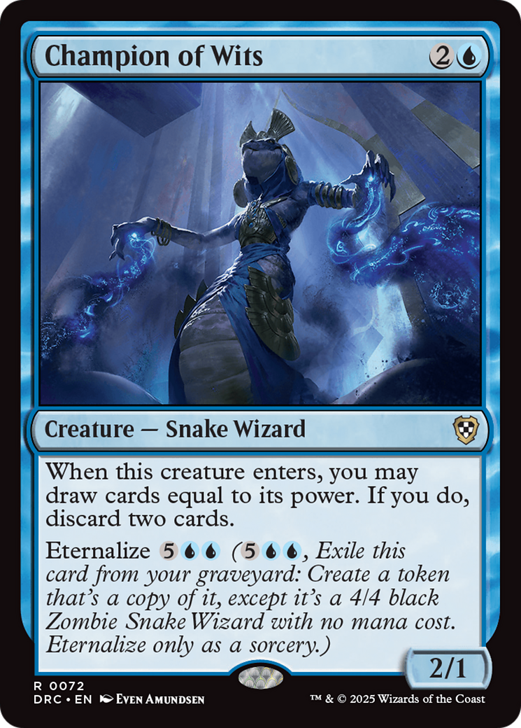 Champion of Wits [Aetherdrift Commander] | Gear Gaming Fayetteville