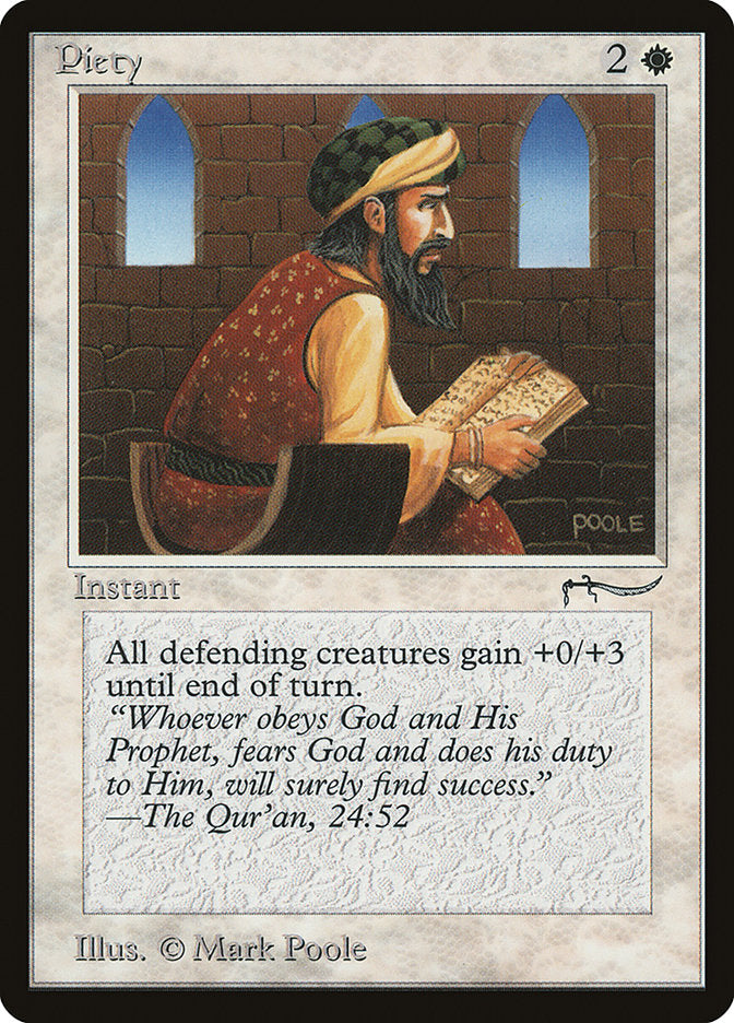 Piety (Light Mana Cost) [Arabian Nights] | Gear Gaming Fayetteville