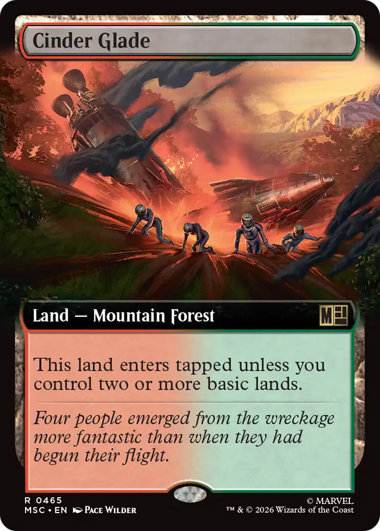 Cinder Glade (Extended Art) [Marvel Super Heroes Commander] | Gear Gaming Fayetteville