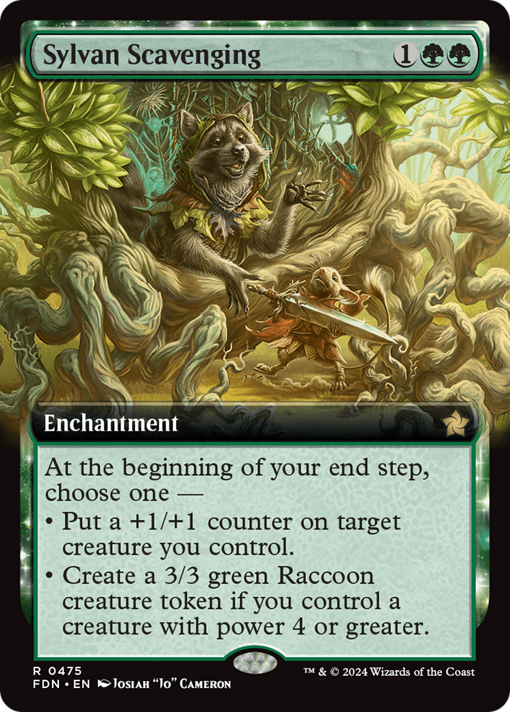 Sylvan Scavenging (Extended Art) [Foundations] | Gear Gaming Fayetteville