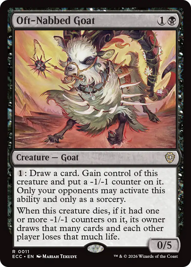 Oft-Nabbed Goat [Lorwyn Eclipsed Commander] | Gear Gaming Fayetteville