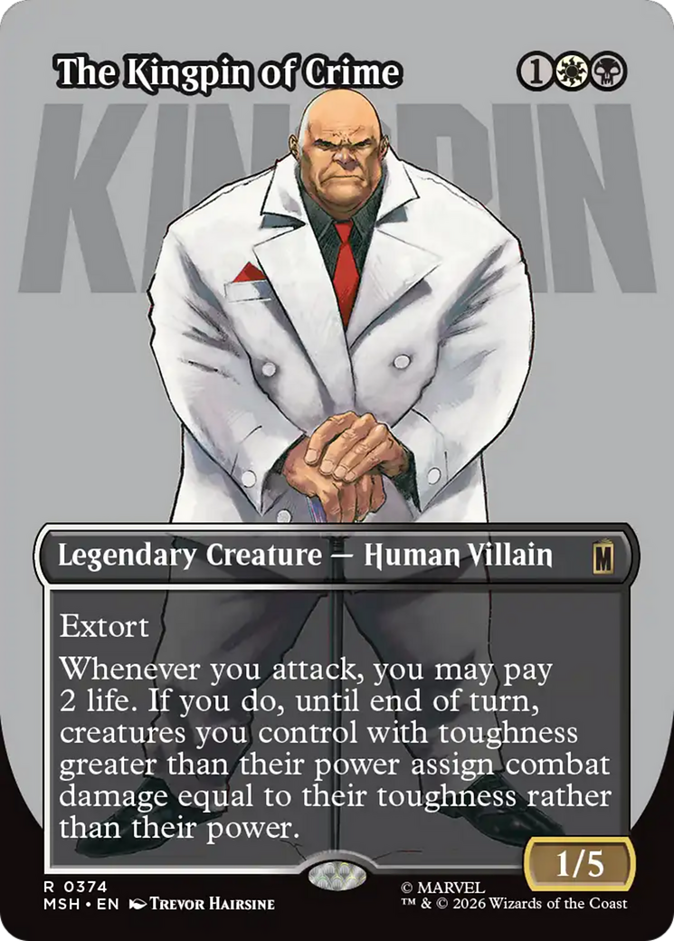 The Kingpin of Crime (Borderless) (0374) [Marvel Super Heroes] | Gear Gaming Fayetteville