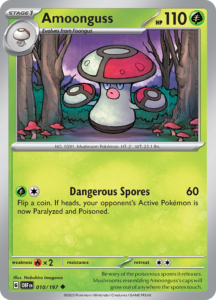 Amoonguss (010/197) [Scarlet & Violet: Obsidian Flames] | Gear Gaming Fayetteville