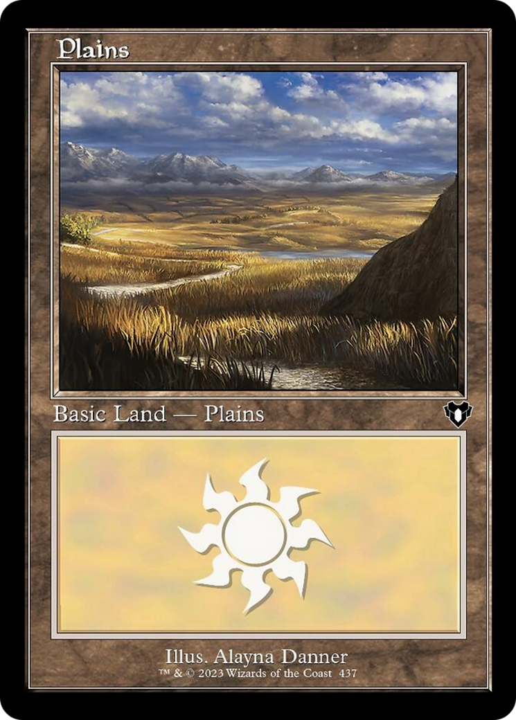 Plains (437) (Retro) [Commander Masters] | Gear Gaming Fayetteville