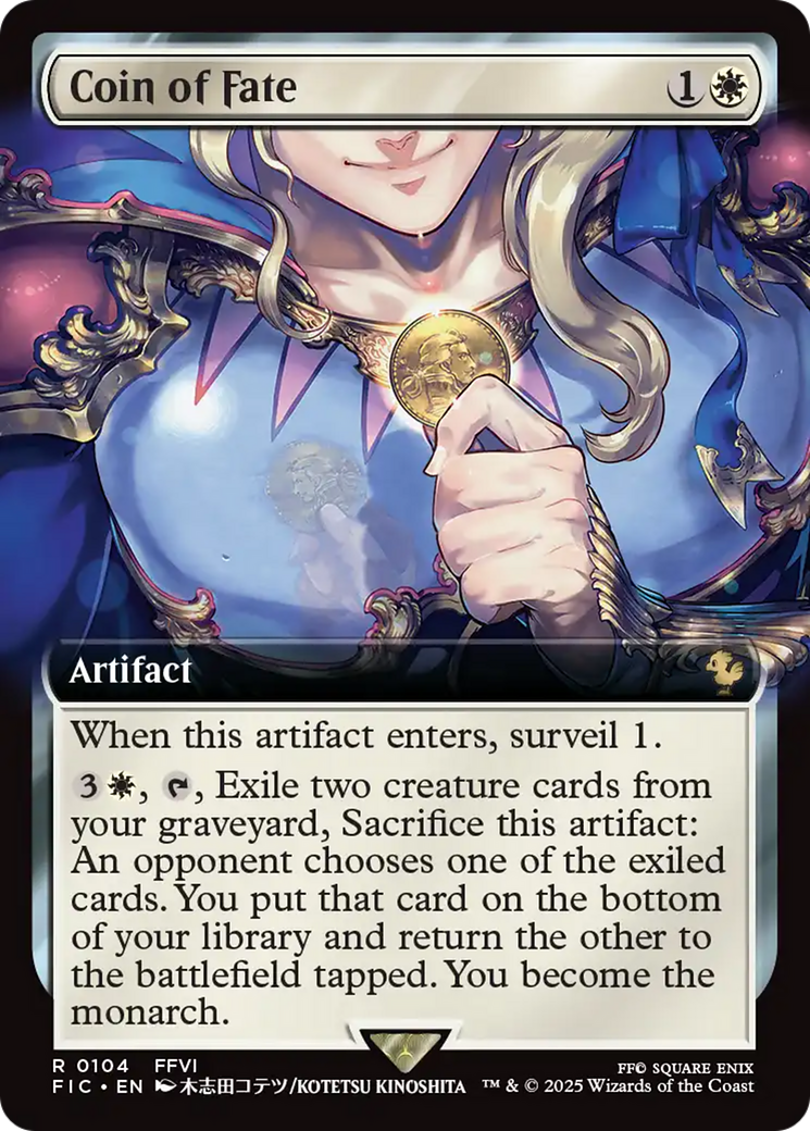 Coin of Fate (Extended Art) [FINAL FANTASY Commander] | Gear Gaming Fayetteville
