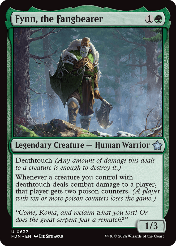 Fynn, the Fangbearer [Foundations] | Gear Gaming Fayetteville