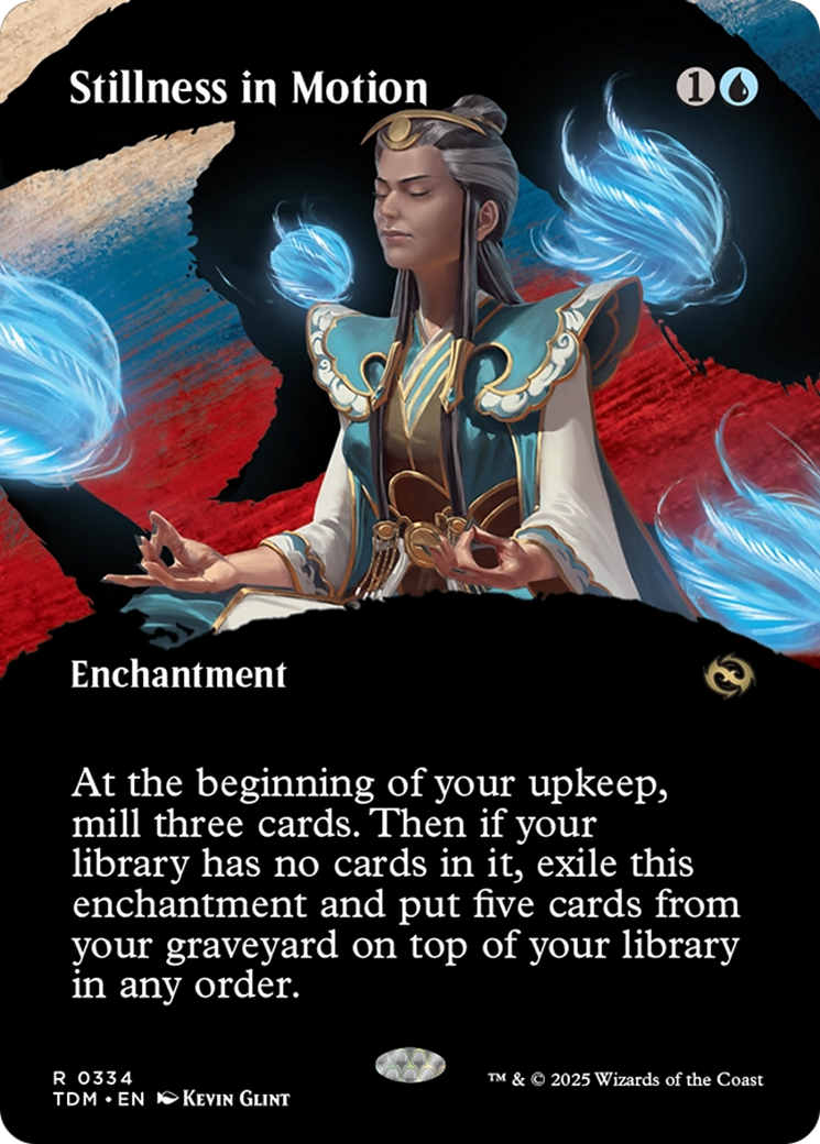 Stillness in Motion (Borderless) [Tarkir: Dragonstorm] | Gear Gaming Fayetteville
