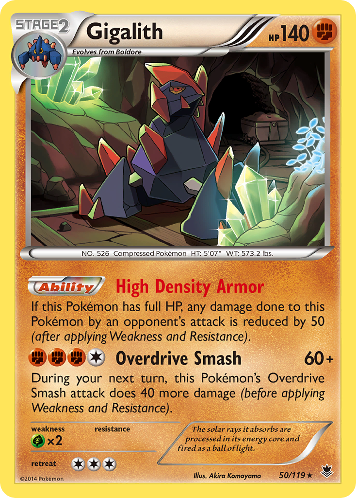 Gigalith (50/119) [XY: Phantom Forces] | Gear Gaming Fayetteville