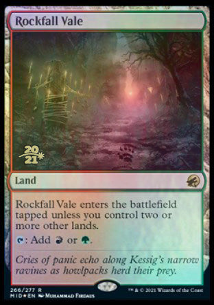 Rockfall Vale [Innistrad: Midnight Hunt Prerelease Promos] | Gear Gaming Fayetteville