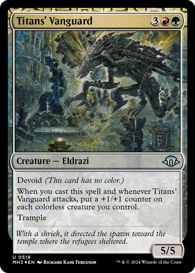 Titans' Vanguard (Ripple Foil) [Modern Horizons 3] | Gear Gaming Fayetteville