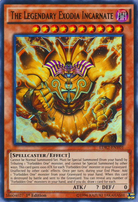 The Legendary Exodia Incarnate [LDK2-ENY01] Ultra Rare | Gear Gaming Fayetteville