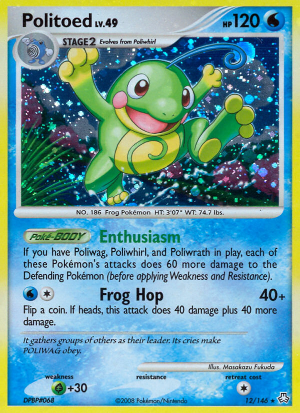 Politoed (12/146) [Diamond & Pearl: Legends Awakened] | Gear Gaming Fayetteville