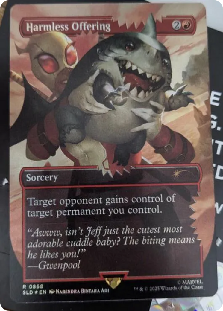 Harmless Offering (Rainbow Foil) [Secret Lair Drop Series] | Gear Gaming Fayetteville